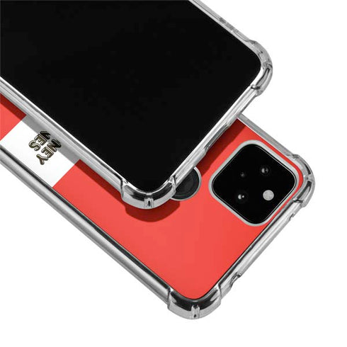 Looney Tunes Wile E Coyote Red Stripes Google Pixel 5 Clear Case